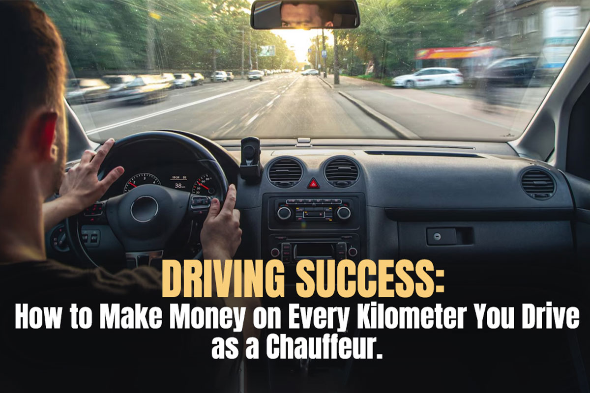 a person driving a car