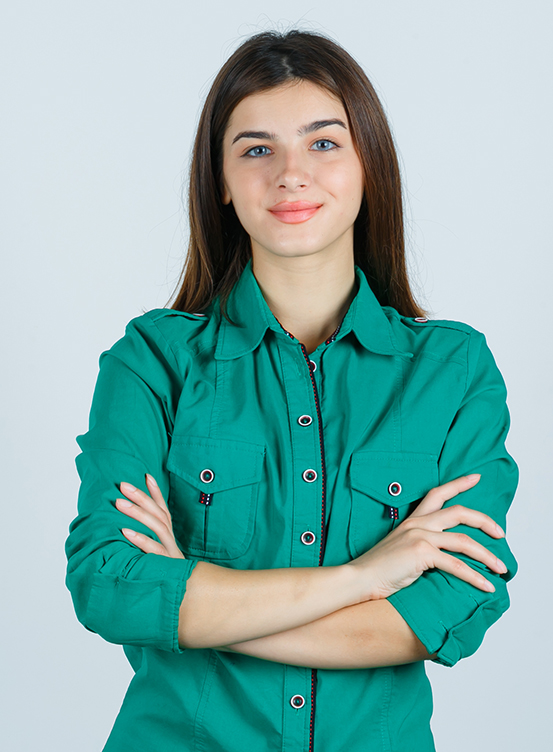 Girl with Green Shirt